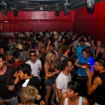 Crowd in the red box @ We Love Space (Space, Ibiza)